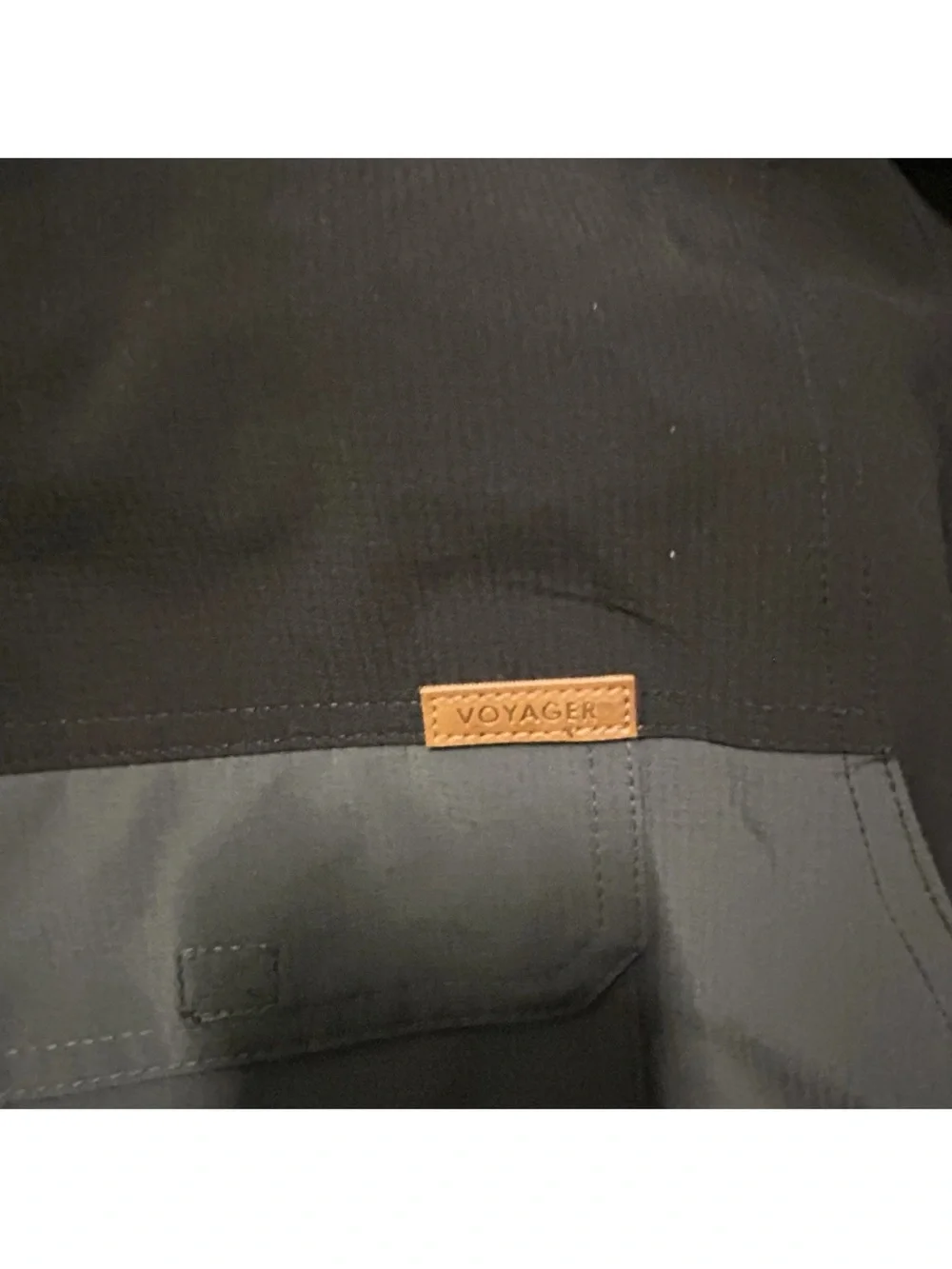 NWOT Men’s Voyager Black Grey Lightweight Rain Jacket Size Large